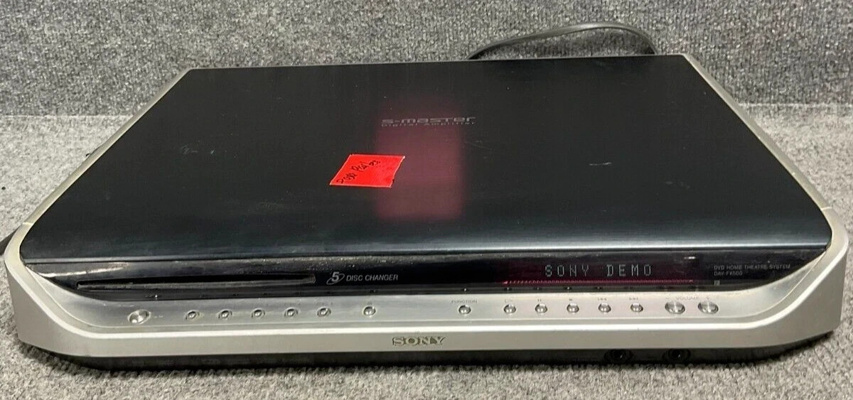 Sony DAV-FX500 5-Disk DVD/CD Home Theater System Player 5.1 Ch 1000W For Parts
