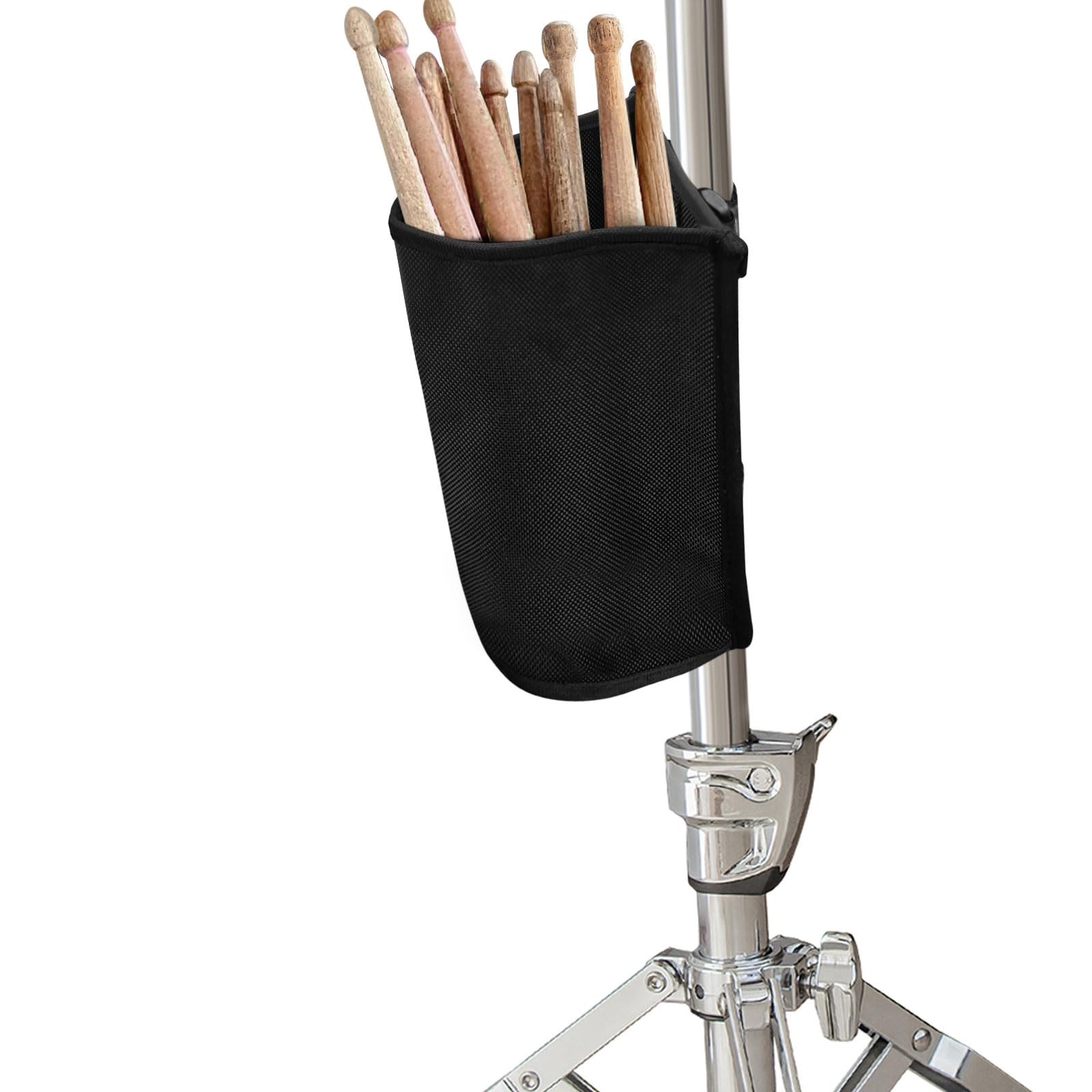 Gainspra Drum Stick Holder Bag - Drumstick 9.45 x 3.54 inches, Black