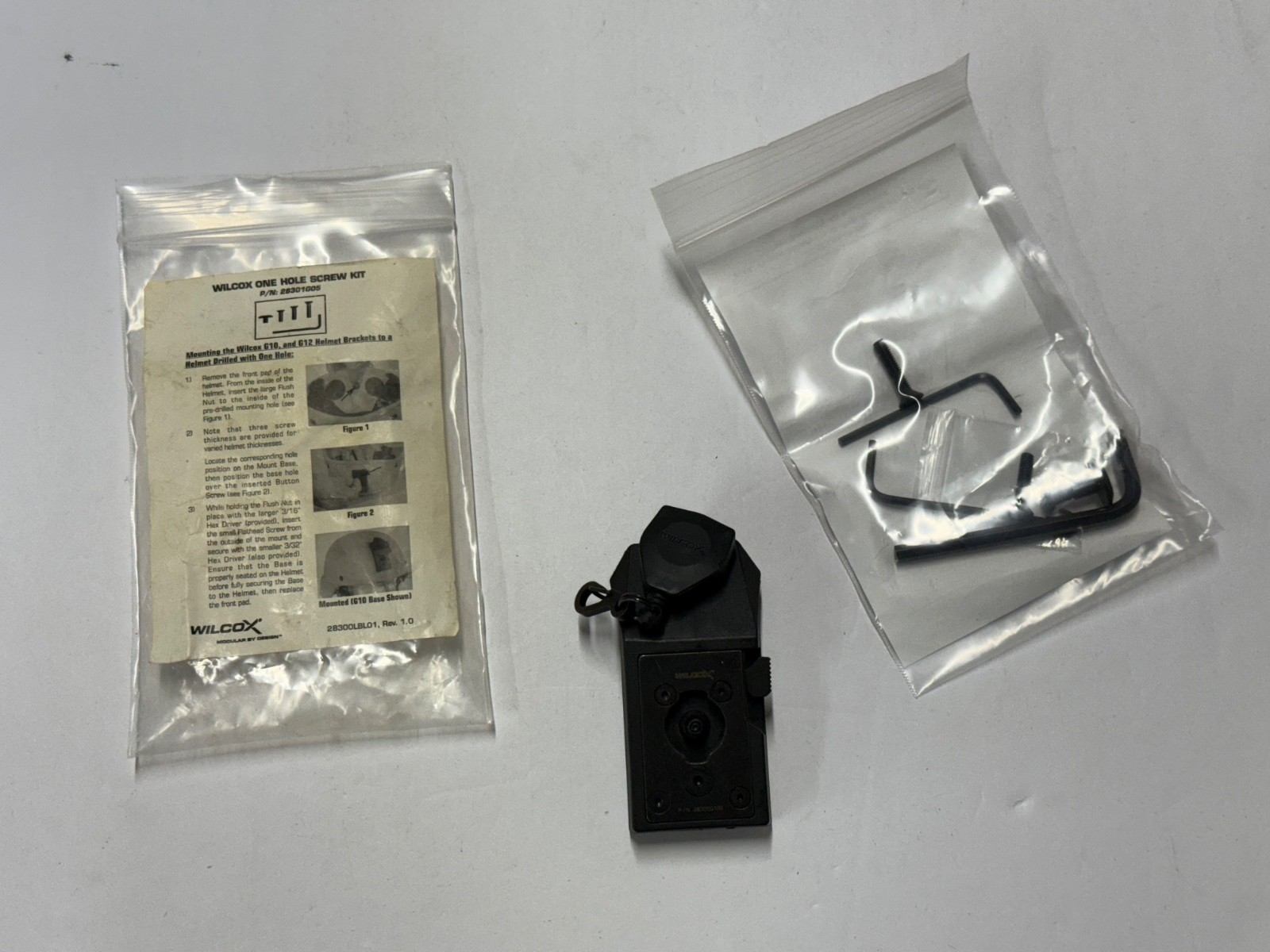 USGI Wilcox L3 G10 One Hole Bracket Mount 28300G10B