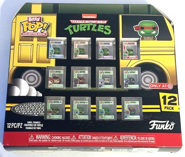 12pc Funko Bitty POP! Teenage Mutant Ninja Turtles TMNT Vinyl Figures