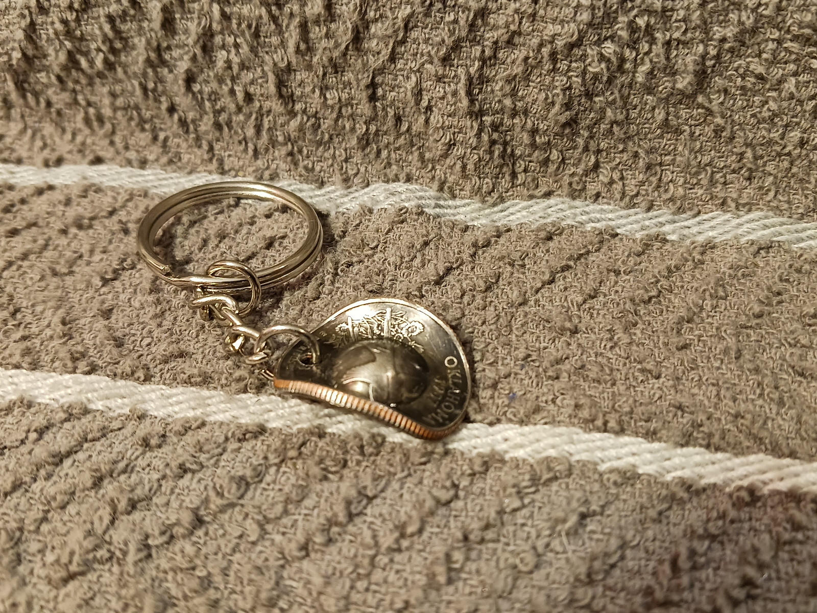 Oklahoma Cowboy Hat Keychain 2008