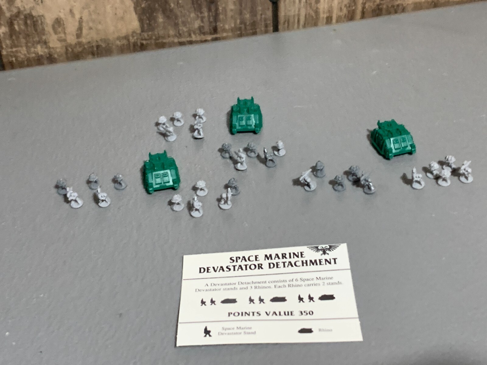 A12526 EPIC WARHAMMER 40K SPACE MARINES DEVASTATOR DETACHMENT GAMES WORKSHOP GW