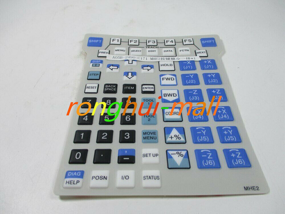 1PCS NEW FOR FANUC A05B-2490-C171 Robot teaching pendant membrane keyboard
