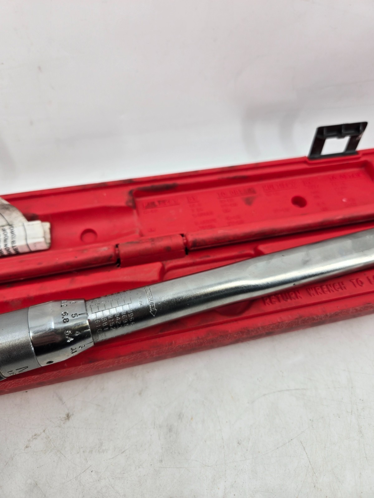 Matco Tools T150FR 1/4" TORQUE WRENCH with Case