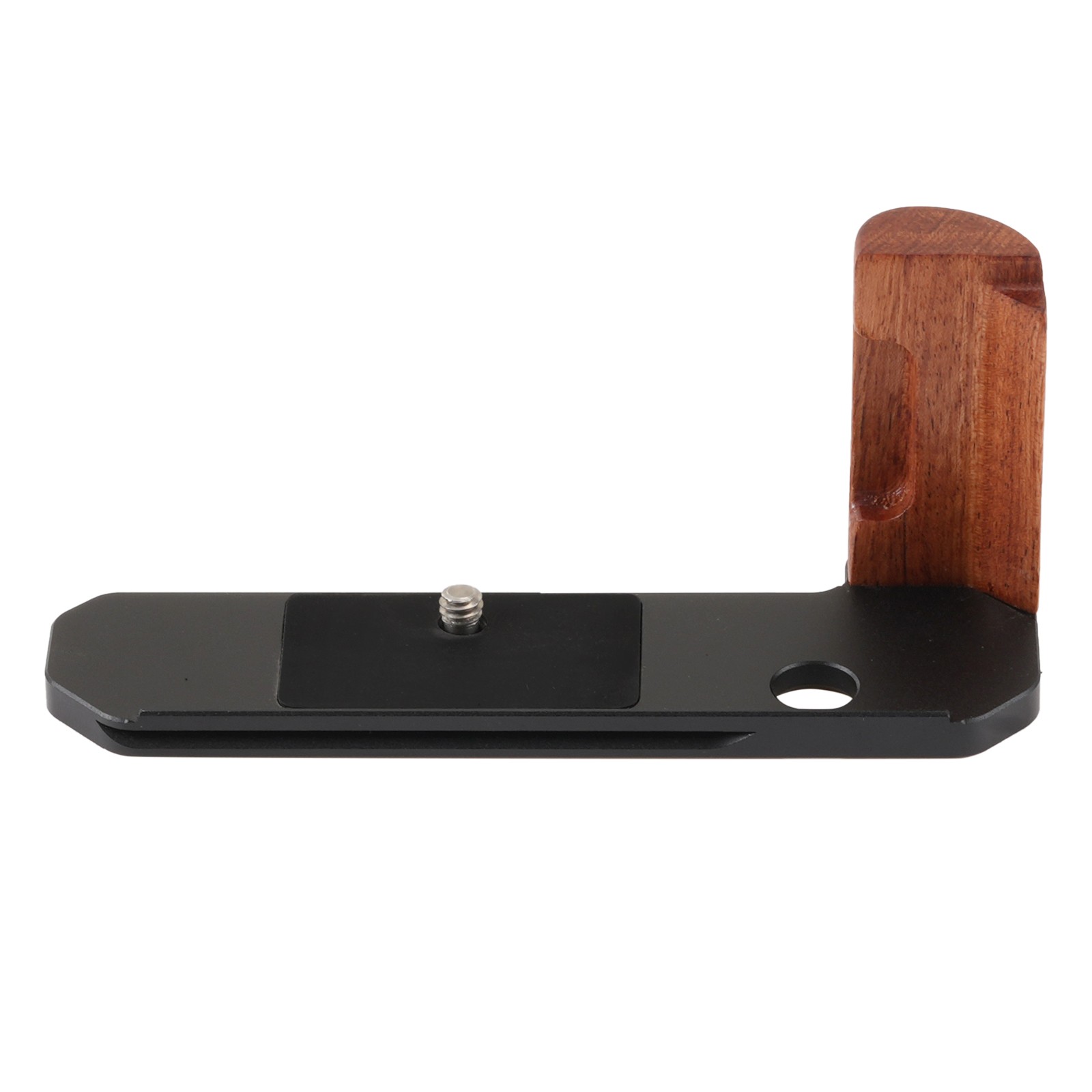 Wooden Vertical Handle Grip Quick Release L Bracket For Nikon FM2 Camera Black