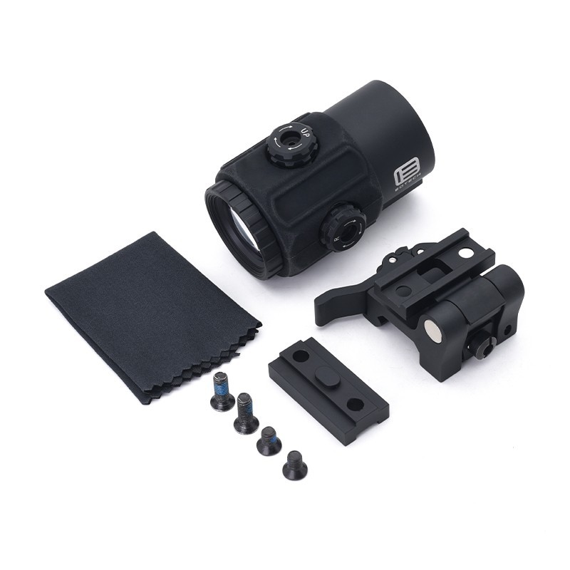 Evolution Gear G43 3X Magnifier Modern Version US Flag Markings QR Code Hold 9MM