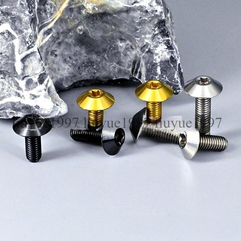 M4 M5 M6 Titanium Bolt Umbrella Torx Screws for Bike Motorcycle Cycling Parts