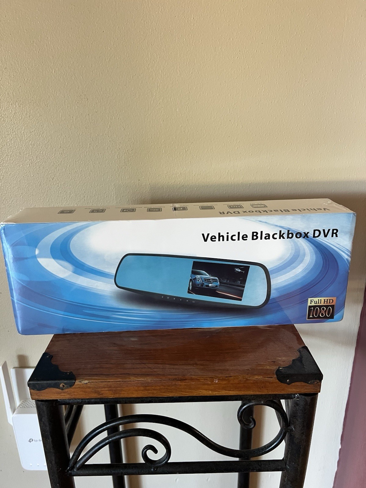 Vehicle Blackbox DVR Full HD 1080 Rearview Mirror Dual Channel Recorder NEW