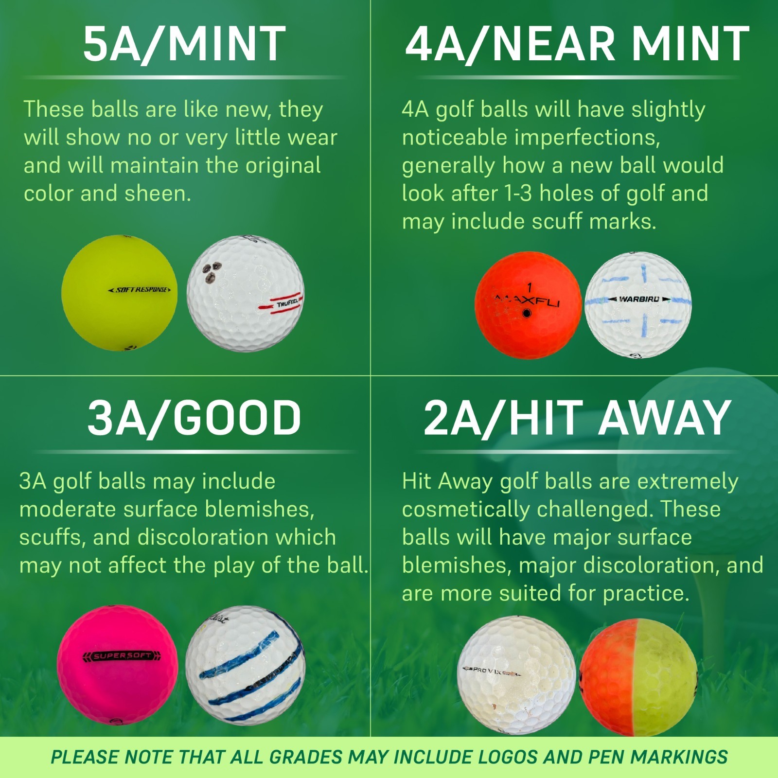 Bridgestone E6 AAAAA Mint 48 Used Golf Balls 5A