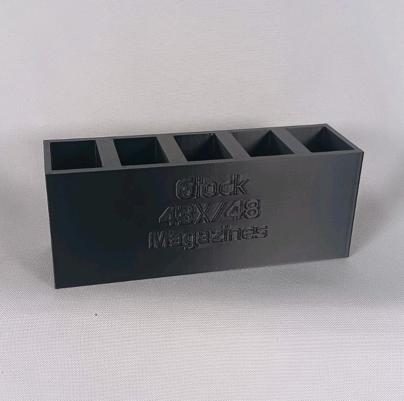 5 Mag Storage Rack For Glock 43X/48 Range Holder Bin