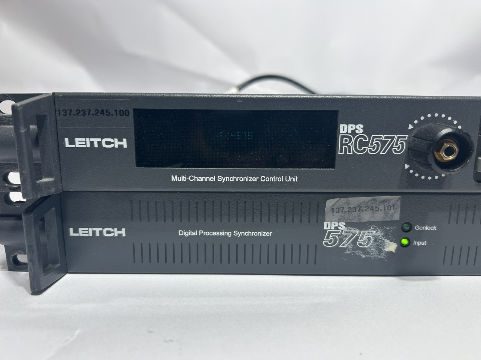 Leitch DPS 575 Digital Processing Synchronizer w/ RC 575 Control Unit Free Ship