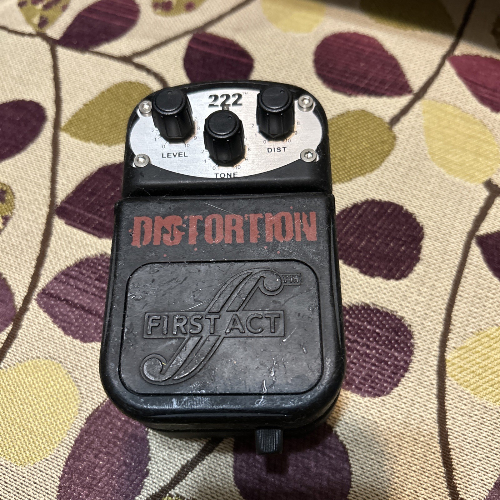 FIRST ACT # MX510 GUITAR EFFECT DISTORTION PEDAL - TESTED/WORKING -