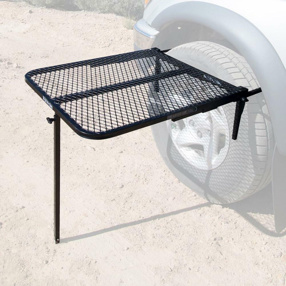 Tailgater Portable Table w Steel Mesh Surface Attaches to Tire  29" TG-MESH-MED