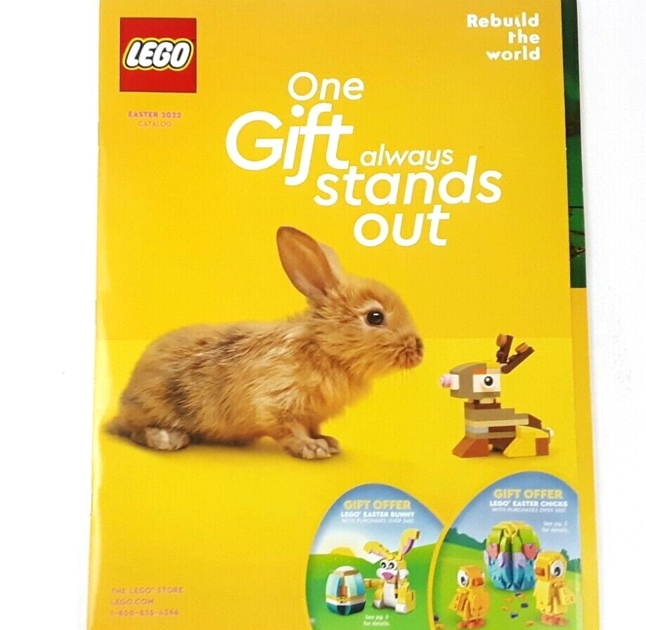 LEGO® Easter 2022 Retail Toy Catalog 51 Page Magazine Out of Print