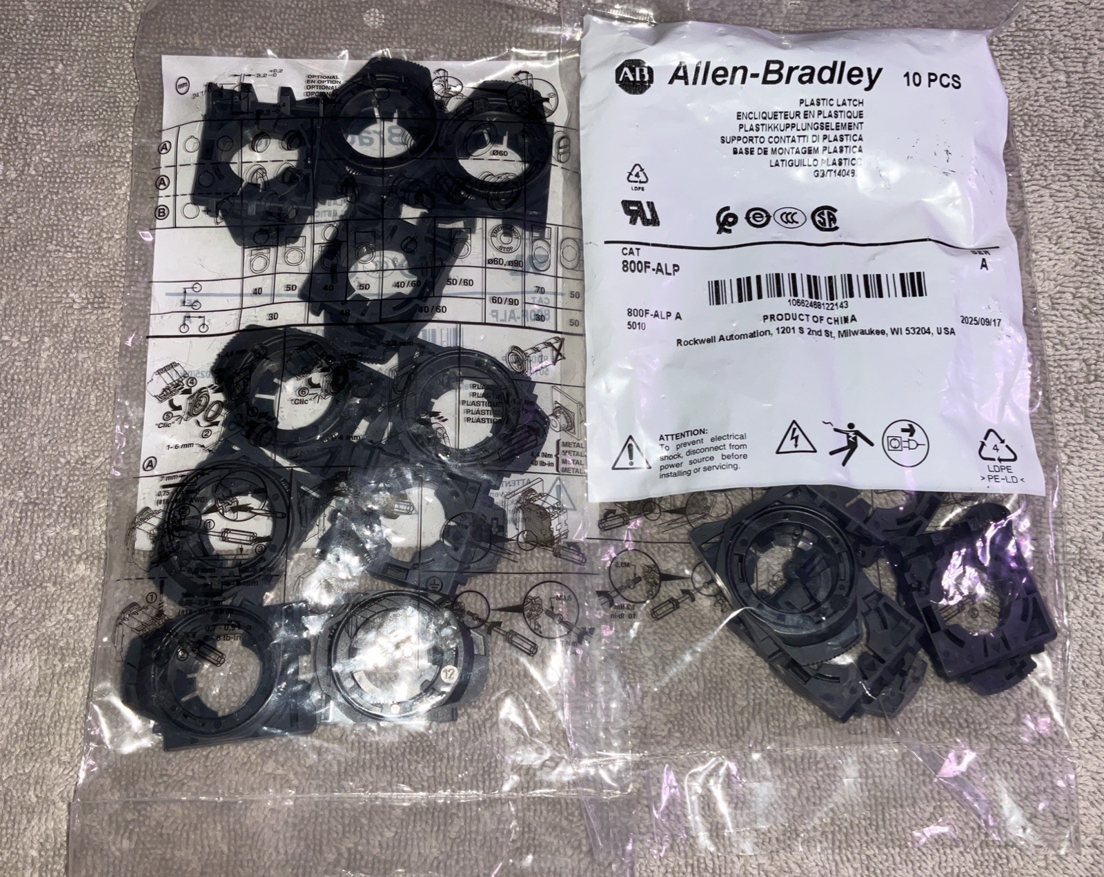 10PCS 800F-ALP New Allen Bradley 22 mm Accessory  AB 800F-ALP