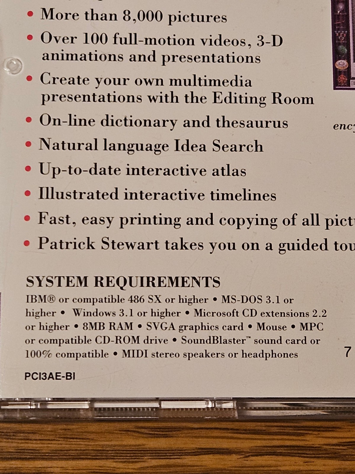 Compton's Interactive Encyclopedia 1995 Edition CD-ROM - DOS 3.1/Windows 3.1