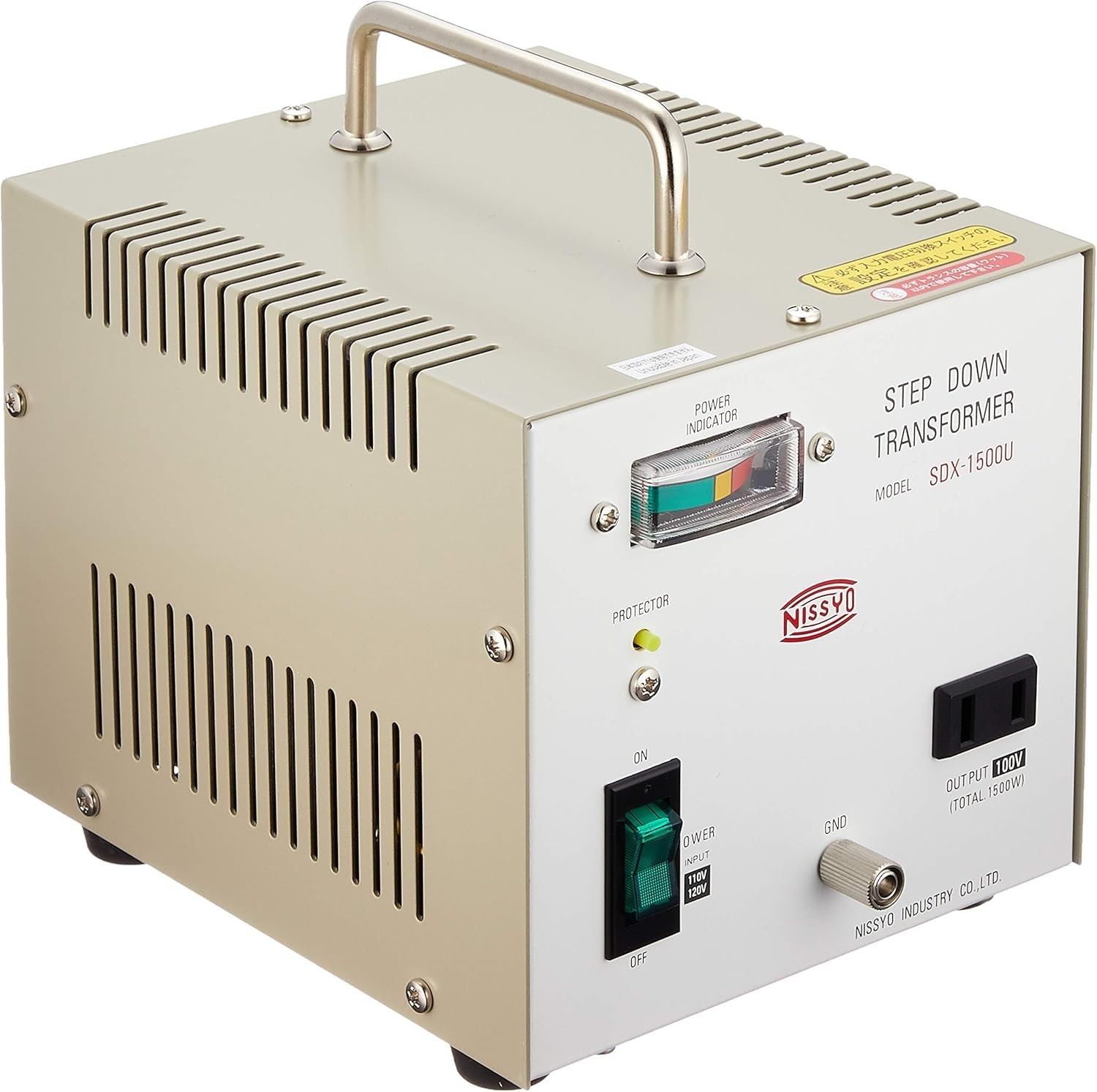 NISSYO industry Step Down Transformer SDX-1500U 110-120V to 100V 1500W NISSHO JP