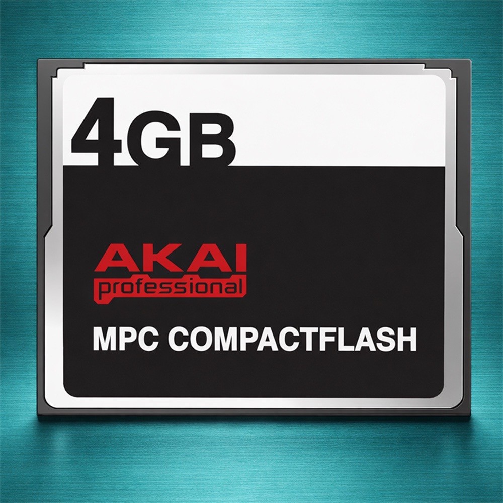 Akai 4GB CompactFlash CF Card MPC 4000, 5000, MPC 1000& MPC 2500 (JJOS Required)