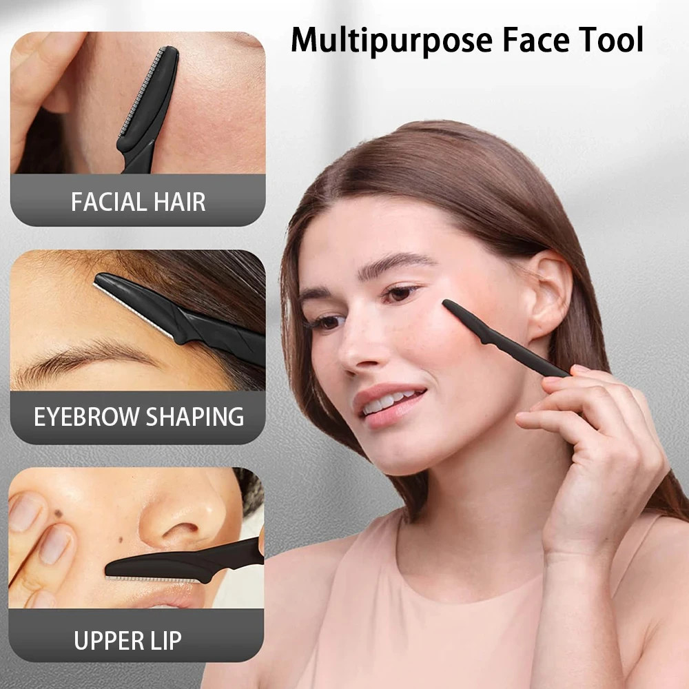 All-in-One Eye Makeup Tool Kit with Eyelash Curler & Brow Razor