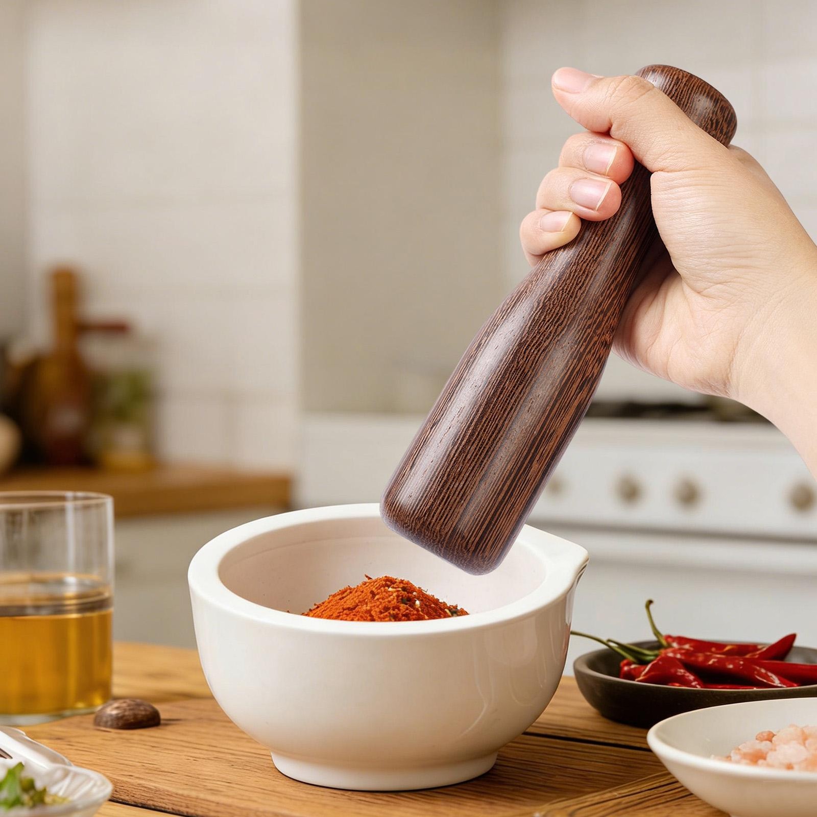 Sauerkraut Pounder Manual Ergonomic Crusher Pickling Fermentation