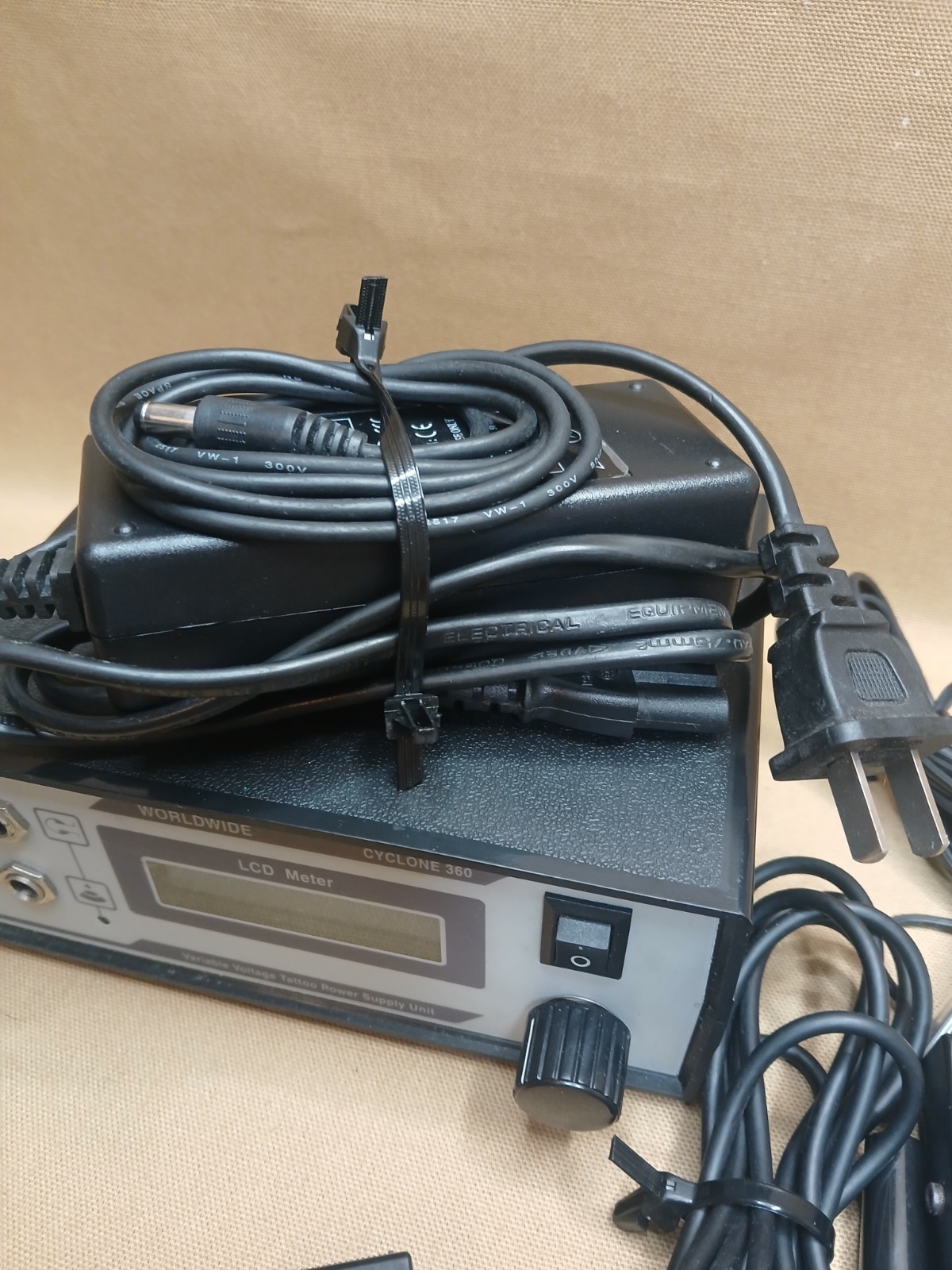 Worldwide Cyclone 360 variable voltage tattoo power supply unit. With. Tested