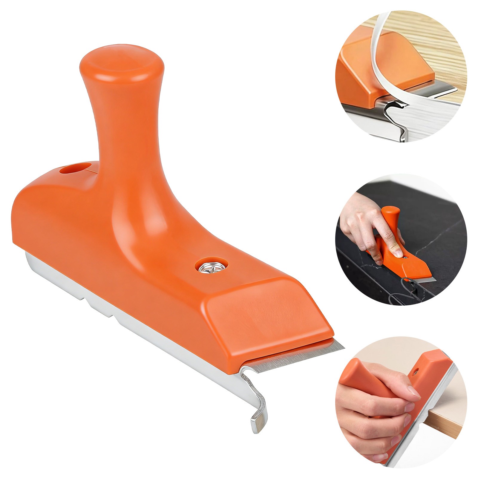 3-in-1 Edge Banding Trimmer for Cutter PVC ABS Wood Veneer Straight Curved Edge