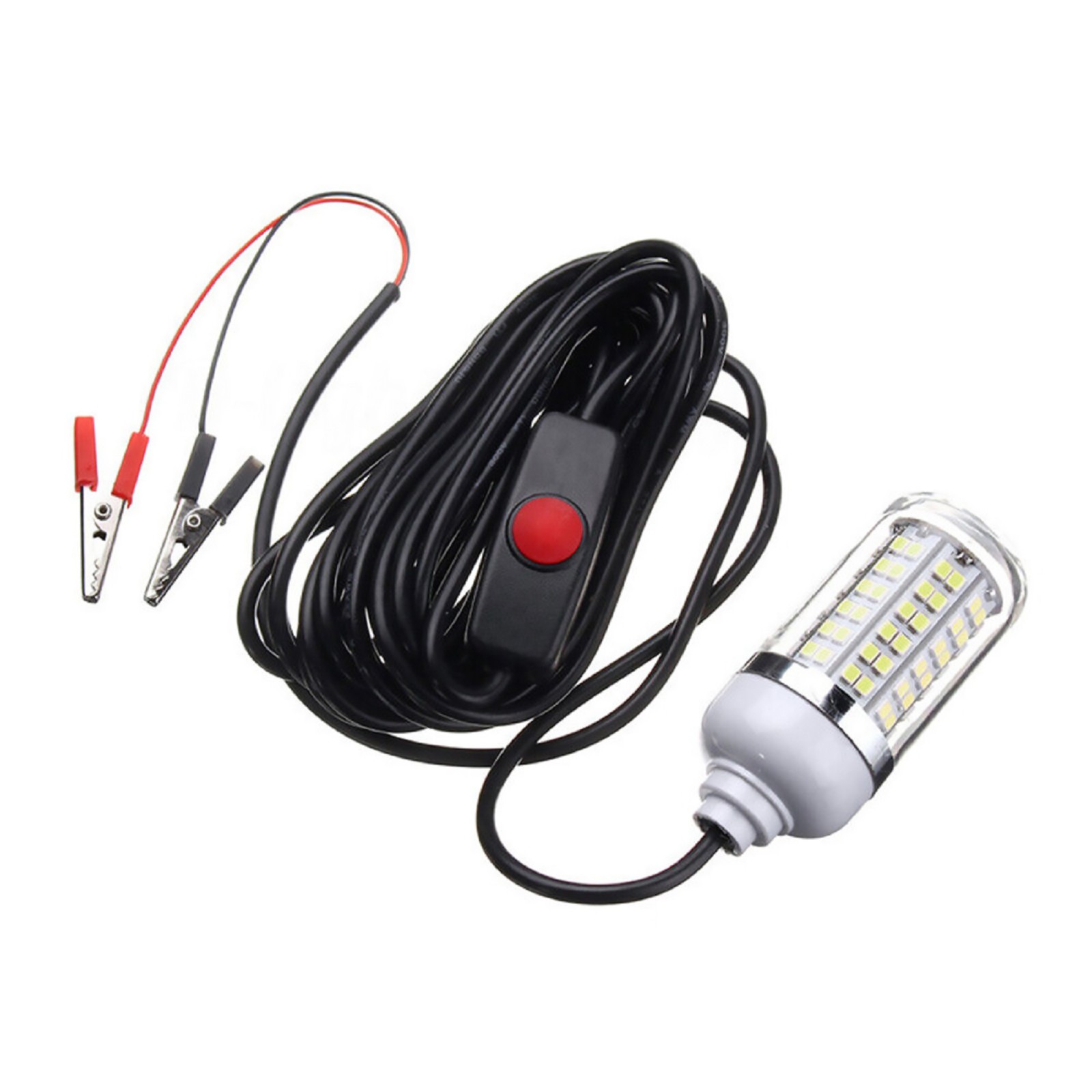 1x LED Lure Underwater Fish Finder Lamp Waterproof Green Squid Light bbuio