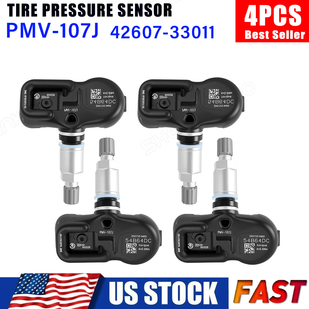 4X 42607-33021 TPMS PMV-107J For Toyota Camry 2007 TIRE PRESSURE MONITOR SENSOR