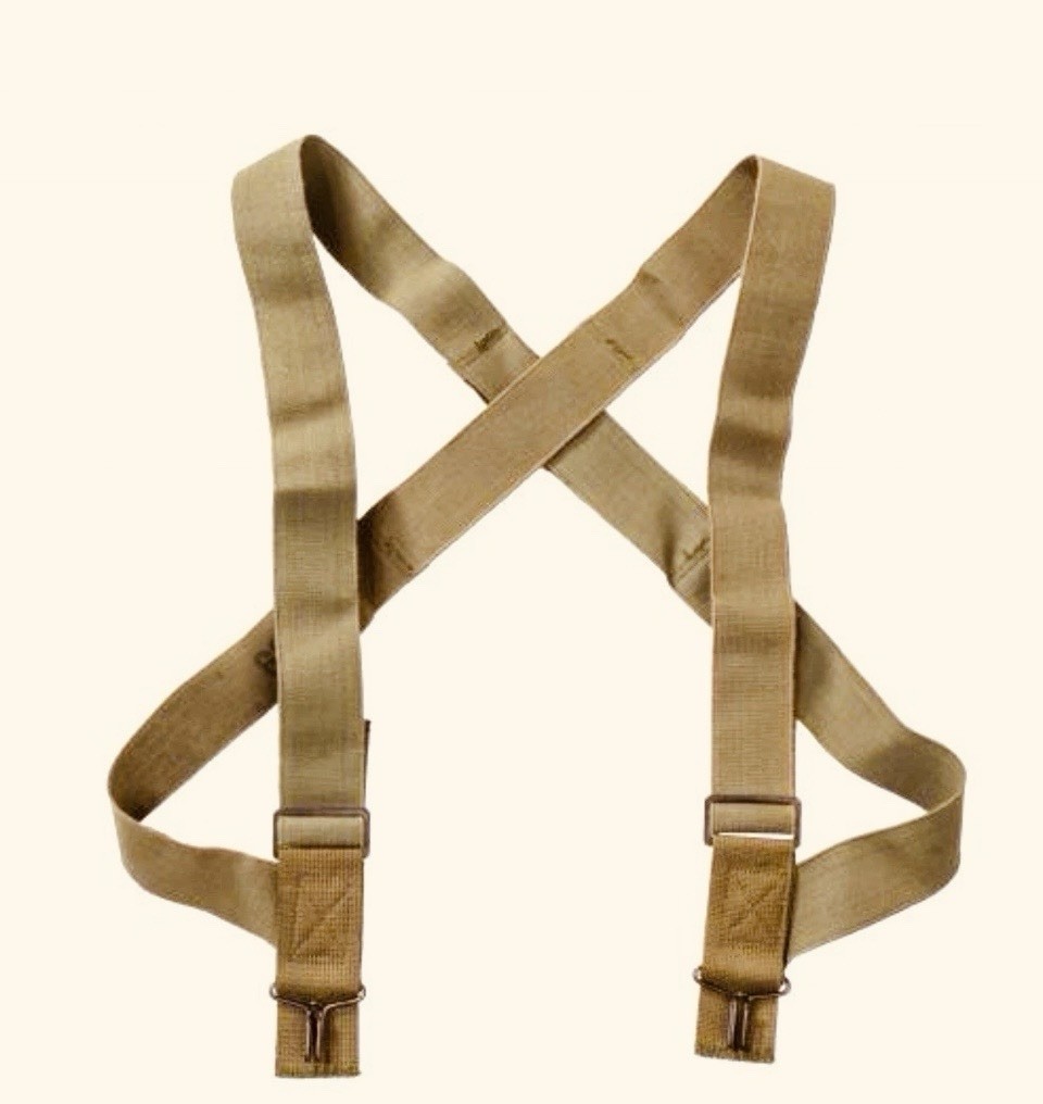 US Military Army M-1950 Suspenders Trousers Pant Elastic Harness NOS 50s Surplus