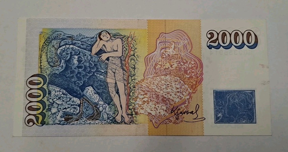 Iceland 2000 kronur 1986 p-57a(1) UNC