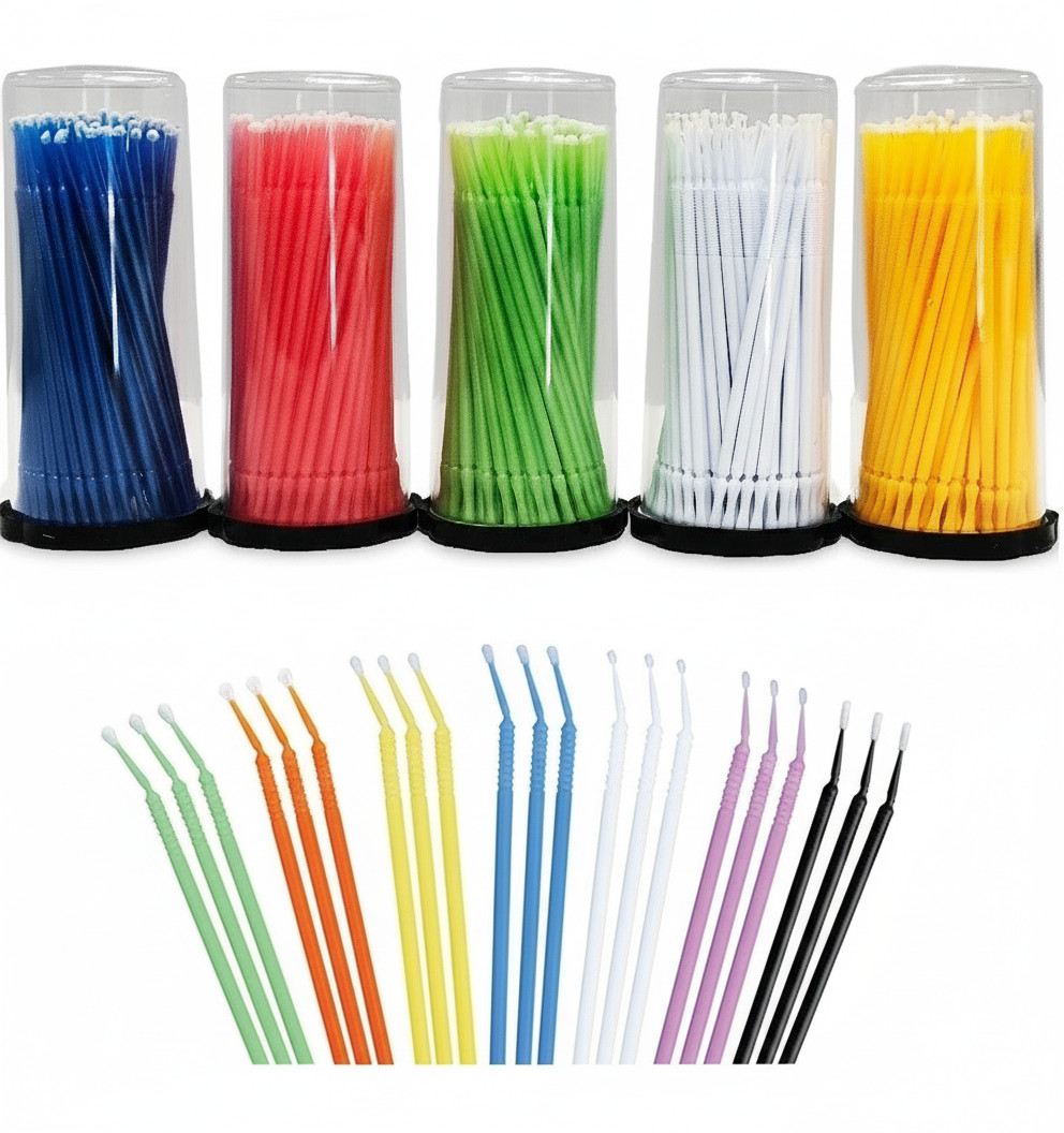 400 Microbrush Micro Brush Applicator Tips Regular, Fine, Super Fine Dental