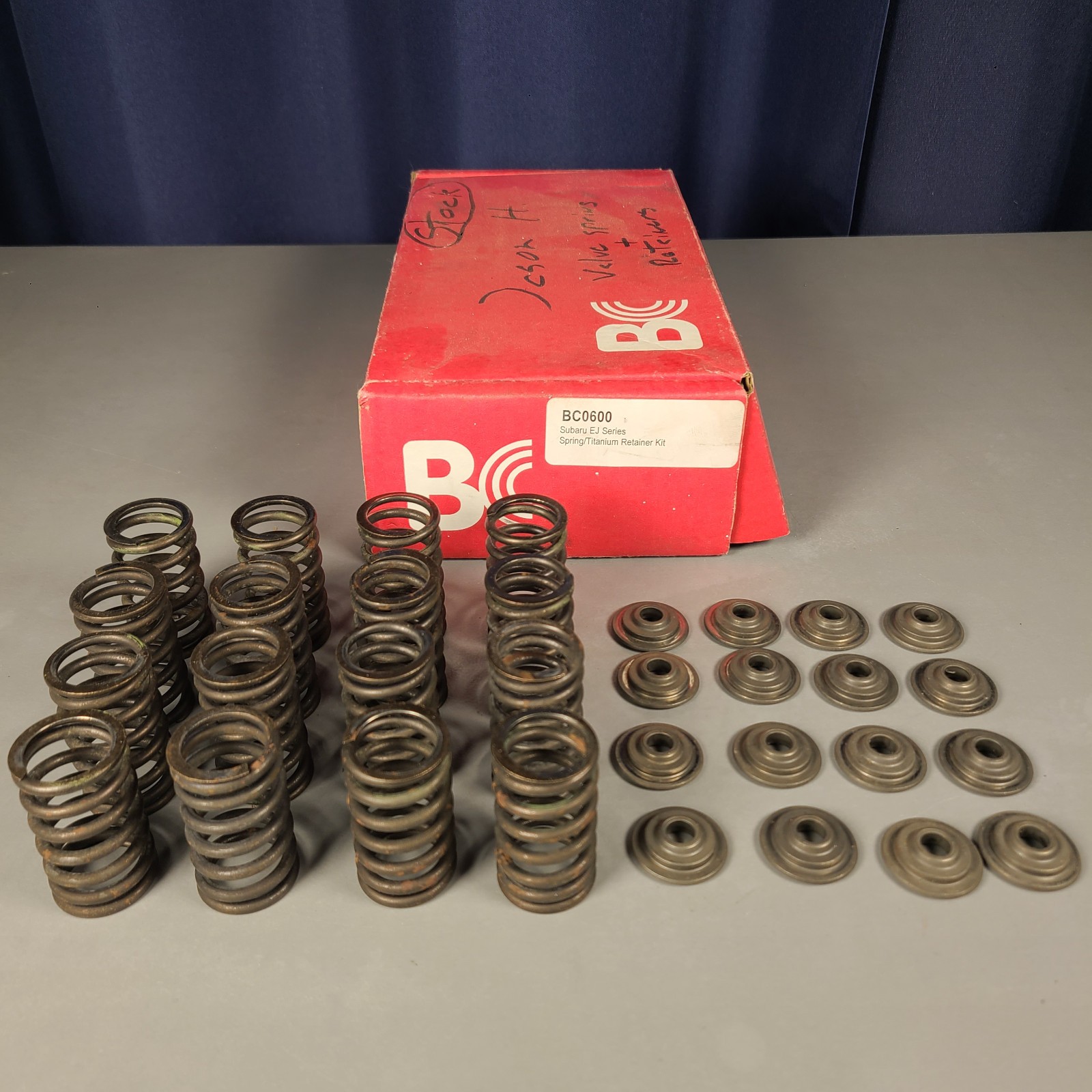 STOCK OEM Subaru EJ Series Valve Springs & Titanium Retainers - Complete Set