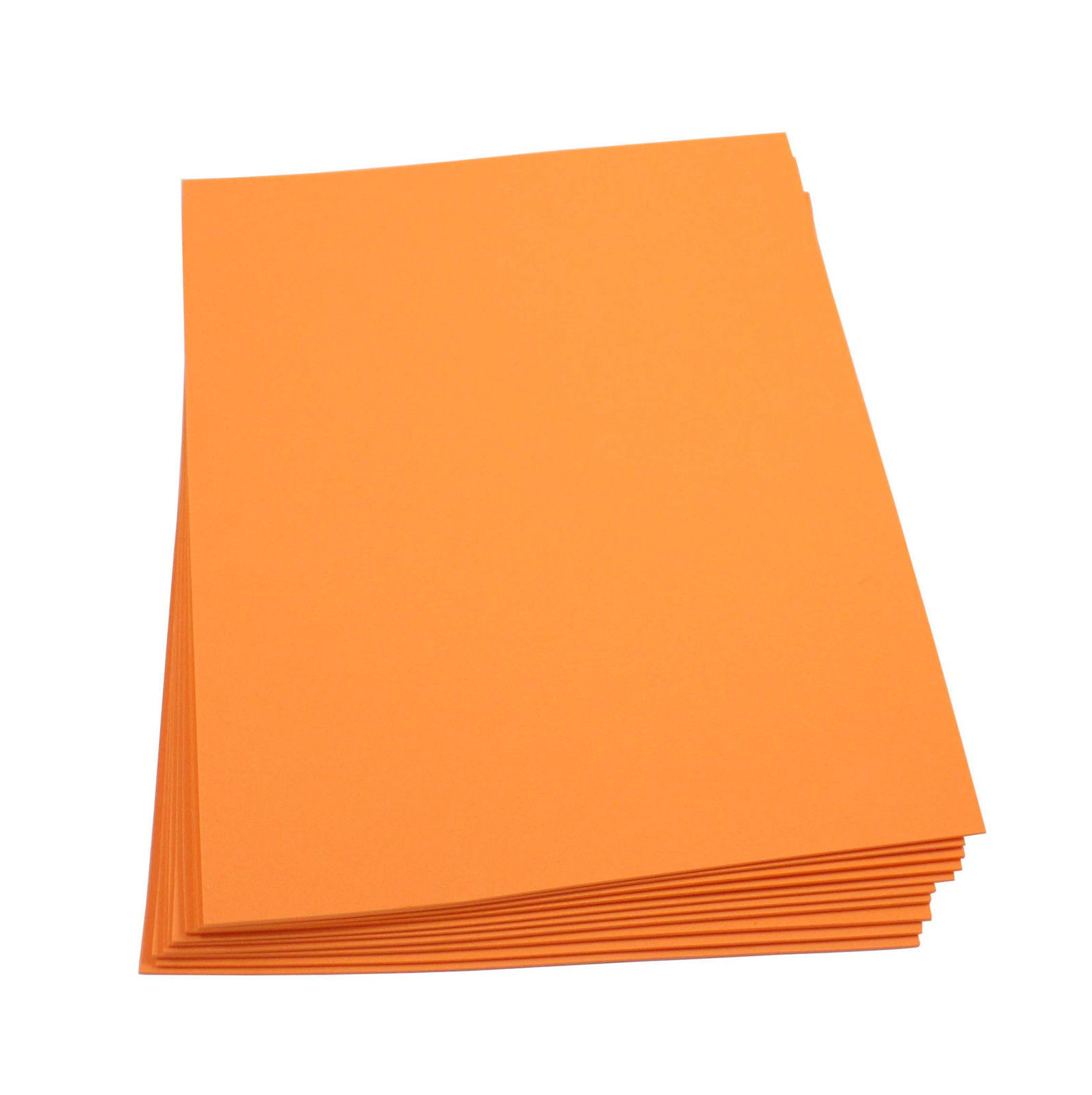 Craft Foam Sheets--9 x 12 Inches - Orange - 10 Sheets-2 MM Thick