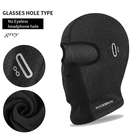 Winter Warm Motorcycle Headgear Fleece Full Face Windproof Outdoor Riding Mask