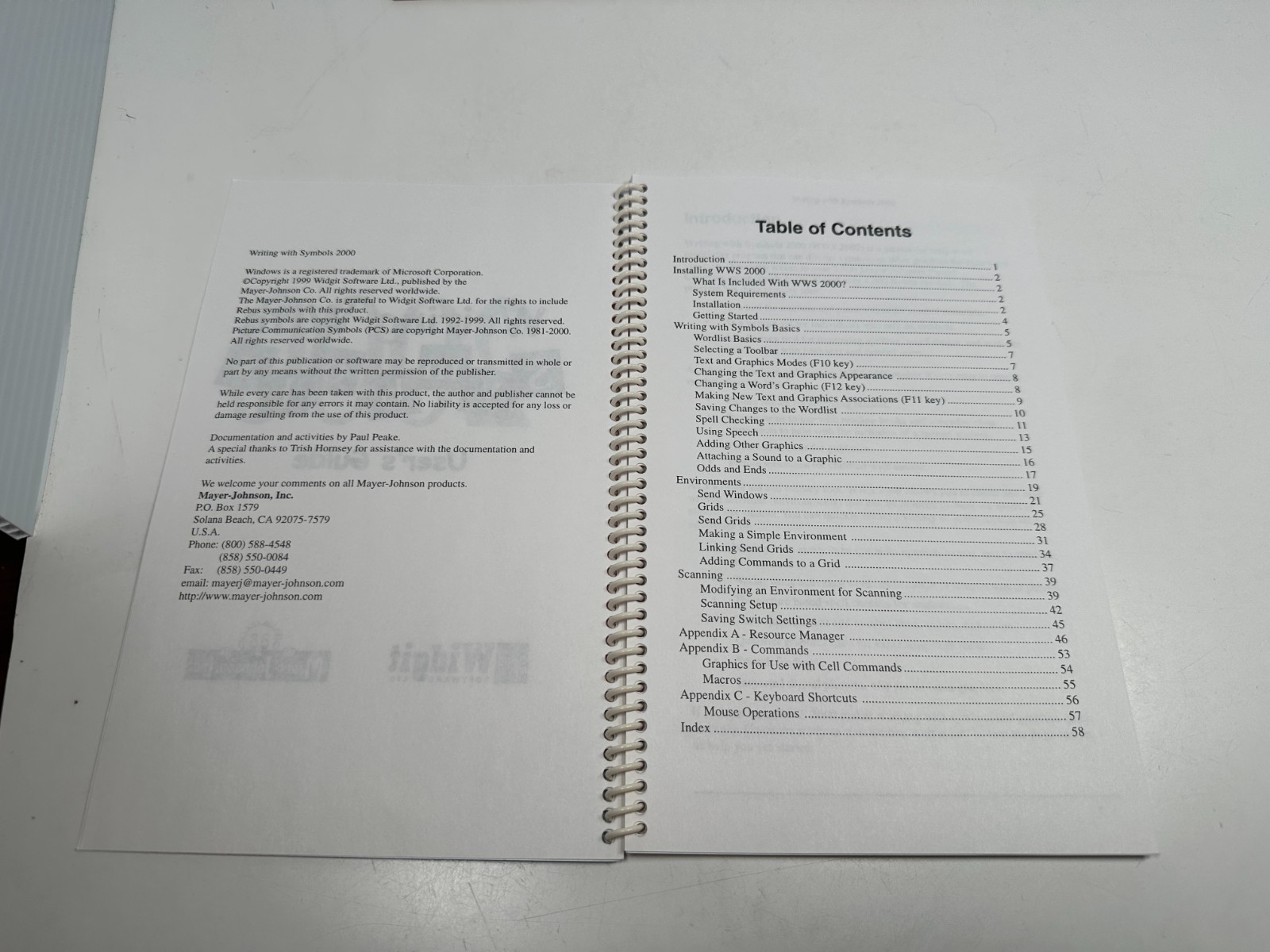 Computer Software Widgit Windows PC Disc Mayer Johnson Writing With Symbols CD