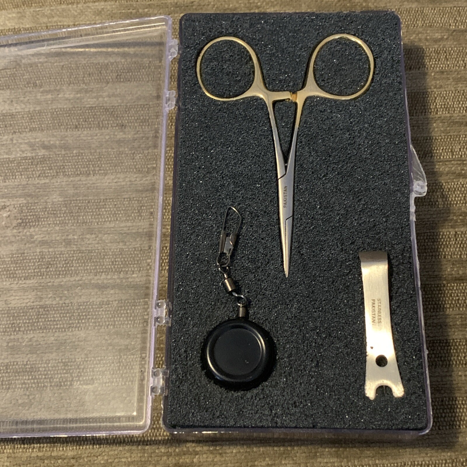 Fly Fishing Tying Tool Kit Locking Pliers Zephr Pakistan New Old Stock