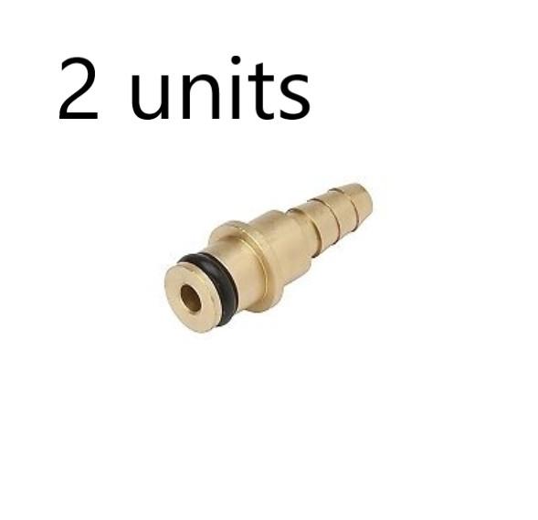 2 x Q.D. Barb 1/4, Vinyl HP Tubing, to fit A-dec 300/500 Dental Control Block