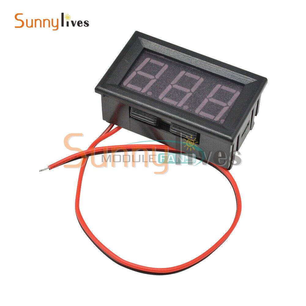 0.56" LED Blue/Green/Red Digital Panel Voltmeter AC 70V-500V Ammeter Meter