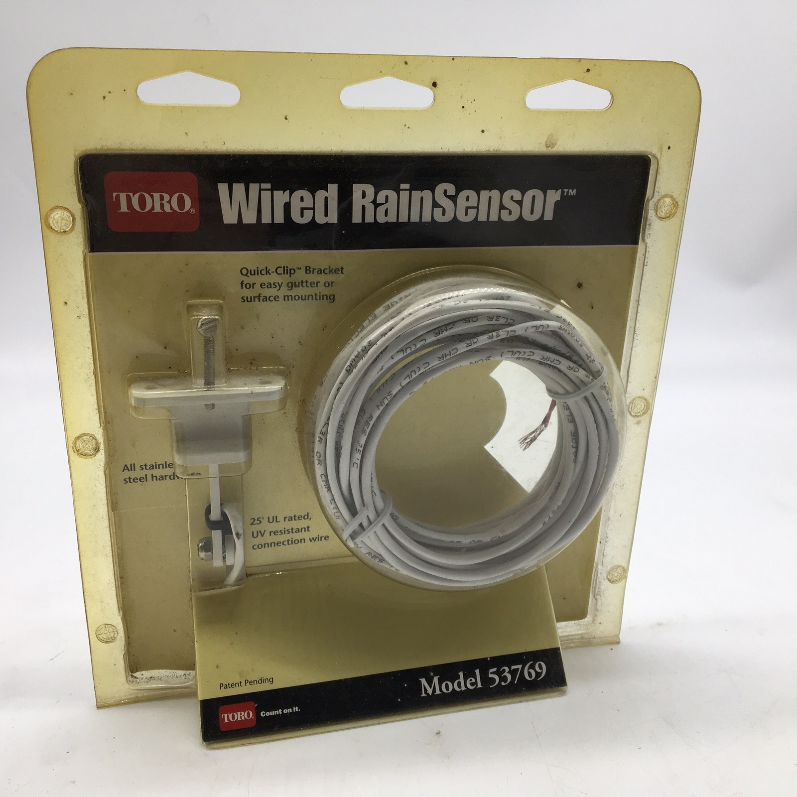 TORO Wired Rain Sensory rainsensor 53769 Easy to install automatic timer NOS