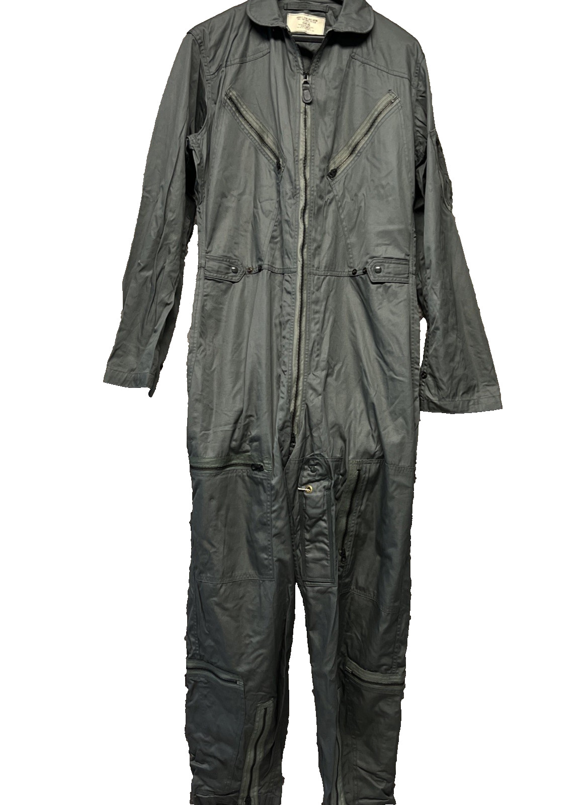 Vietnam Flight Suit K-2B US Military Coveralls Flying Mens Sage Green (ML) A-10