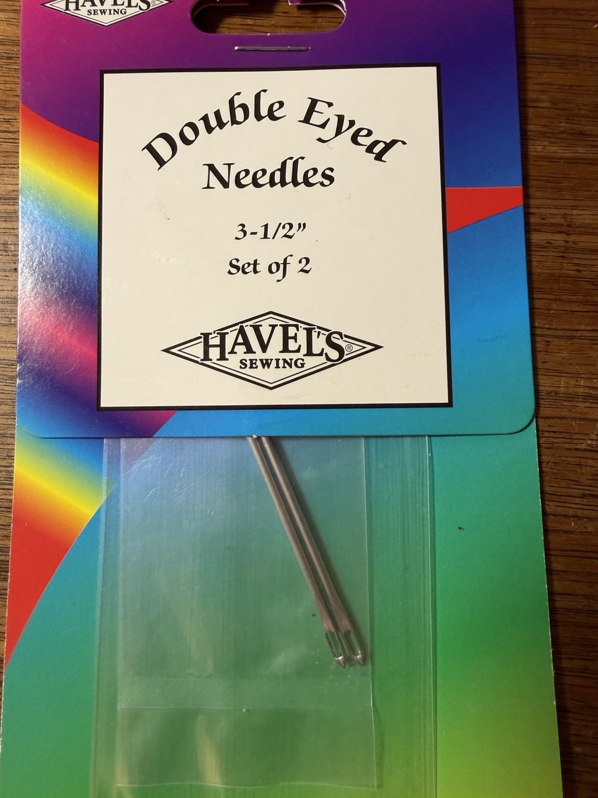 Misc Lot Of HAVEL'S Needles, DOUBLE eyed, Tatting, Trapunto, & Weaving