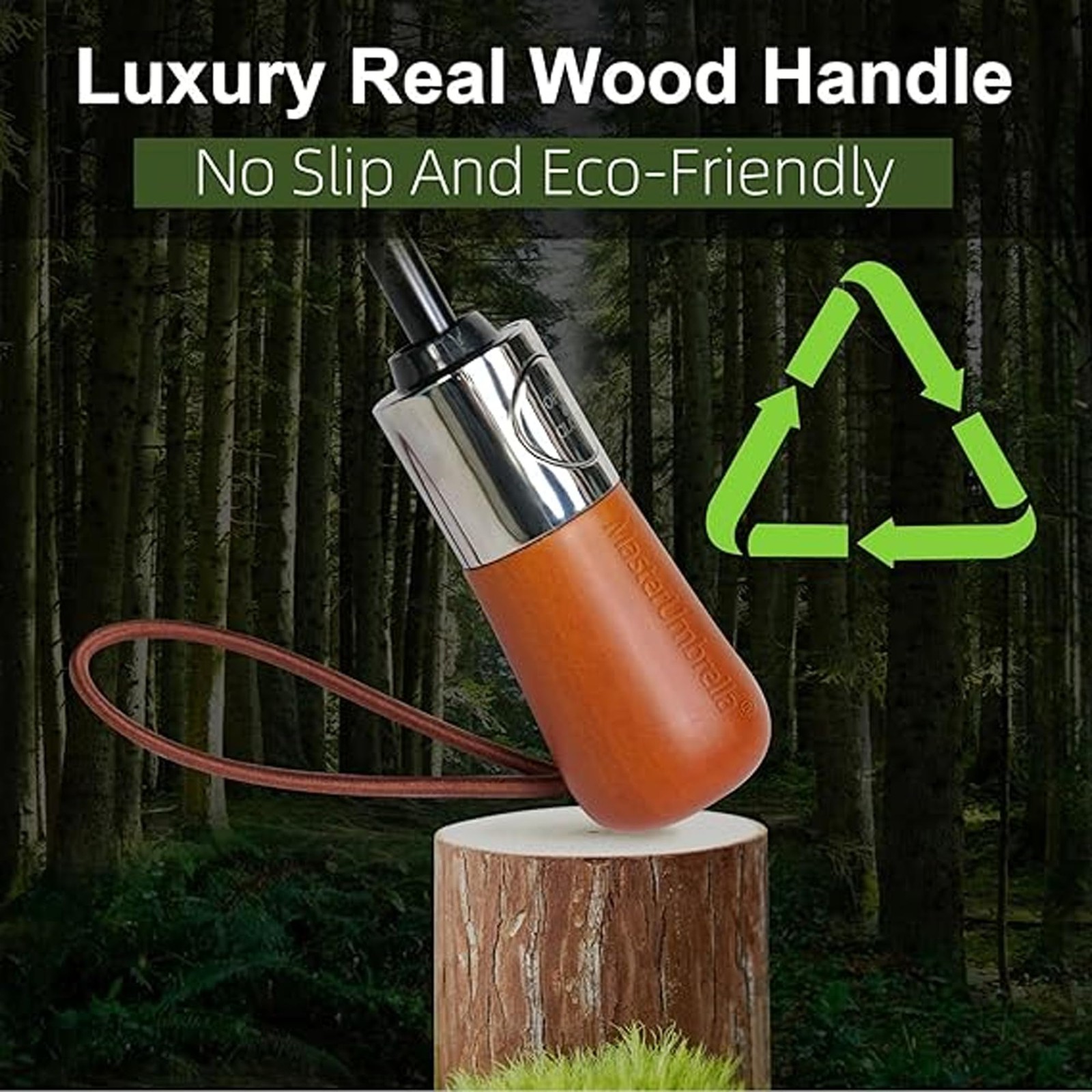 Windproof Folding Commuter Umbrella for Strong Wind & Rain, 10-Rib Reinforced...