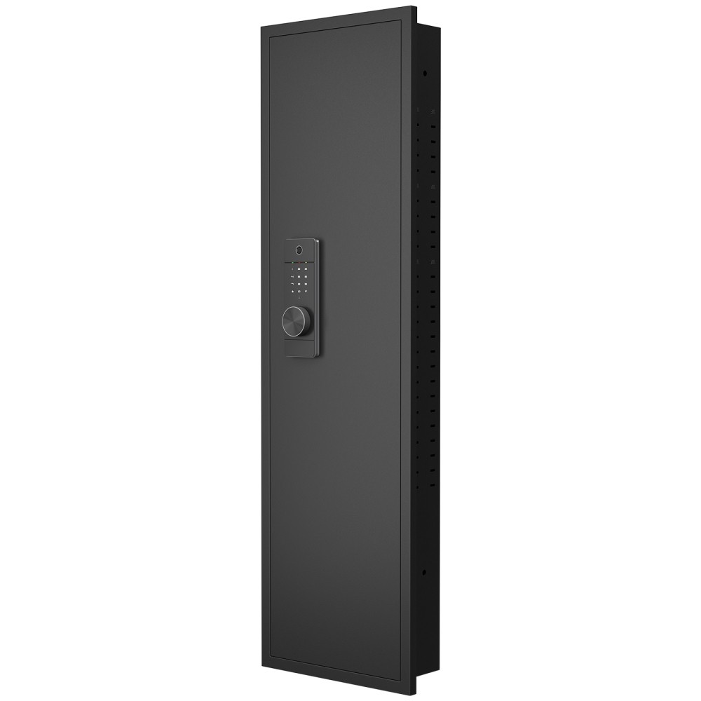 Fingerprint Touch Panel In-Wall Gun Safe Hidden Firearm Storage Cabinet