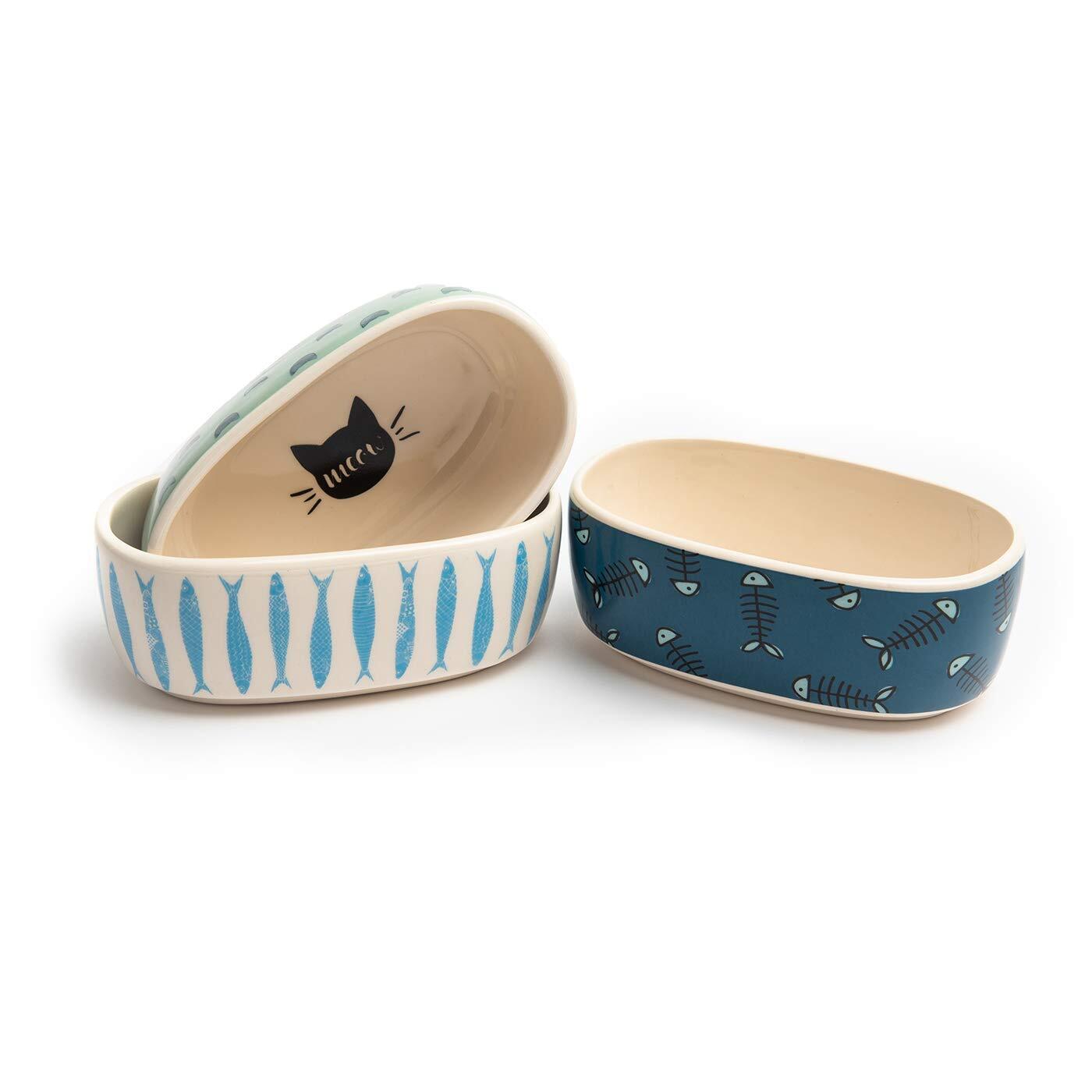 Park Life Designs Monty Oval Cat Dish 2 Cup