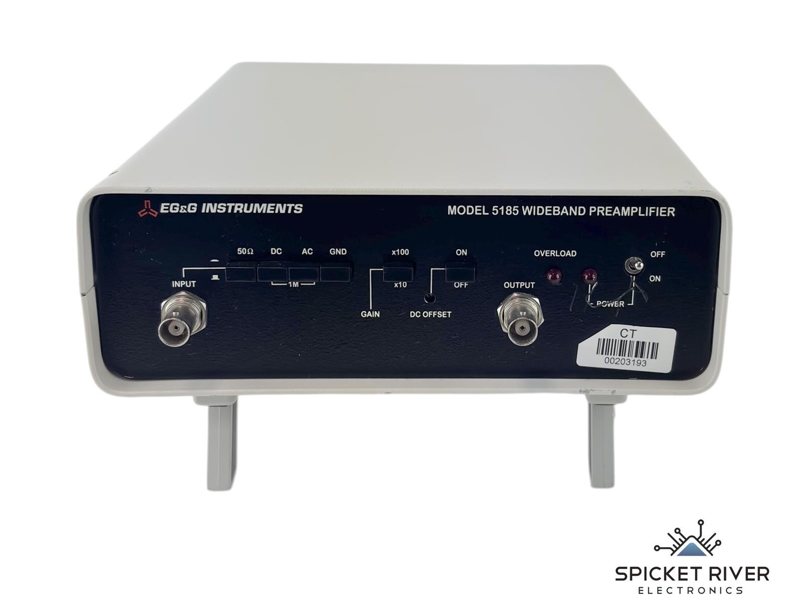 EG&G Instruments Model 5185 Wideband Preamplifier