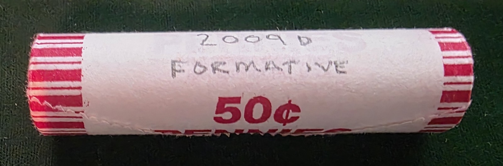 2009 D LINCOLN BICENTENNIAL CENTS ROLL 50 COINS FORMATIVE YEARS