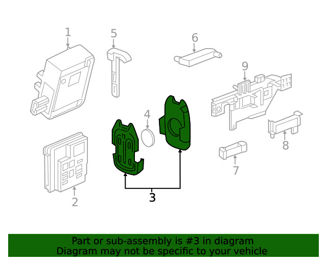 Genuine GM Transmitter 13560219