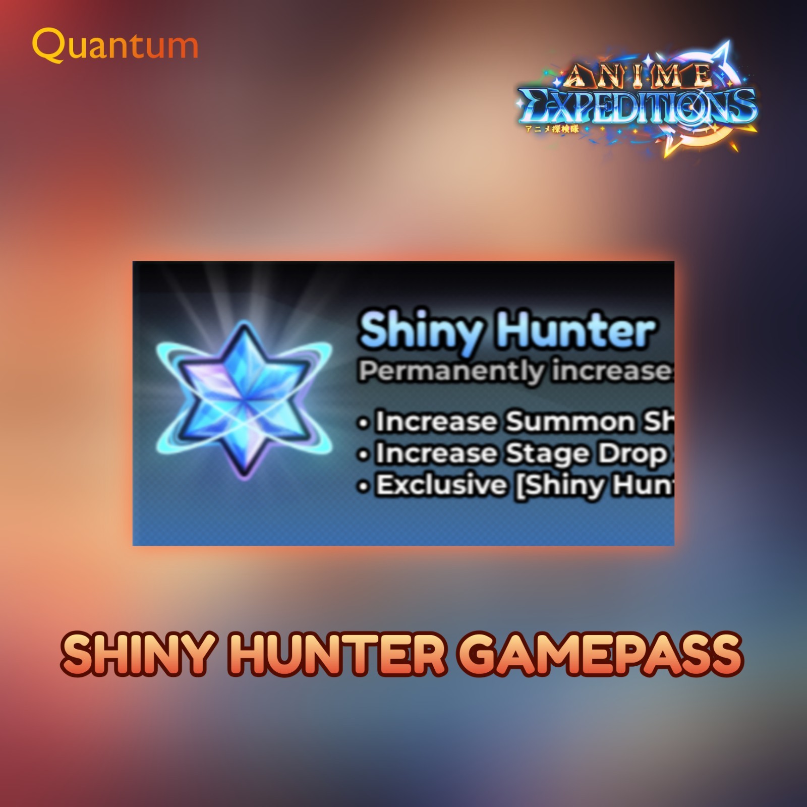 Anime Expeditions - Shiny Hunter Gamepass - Fast & Best Price!
