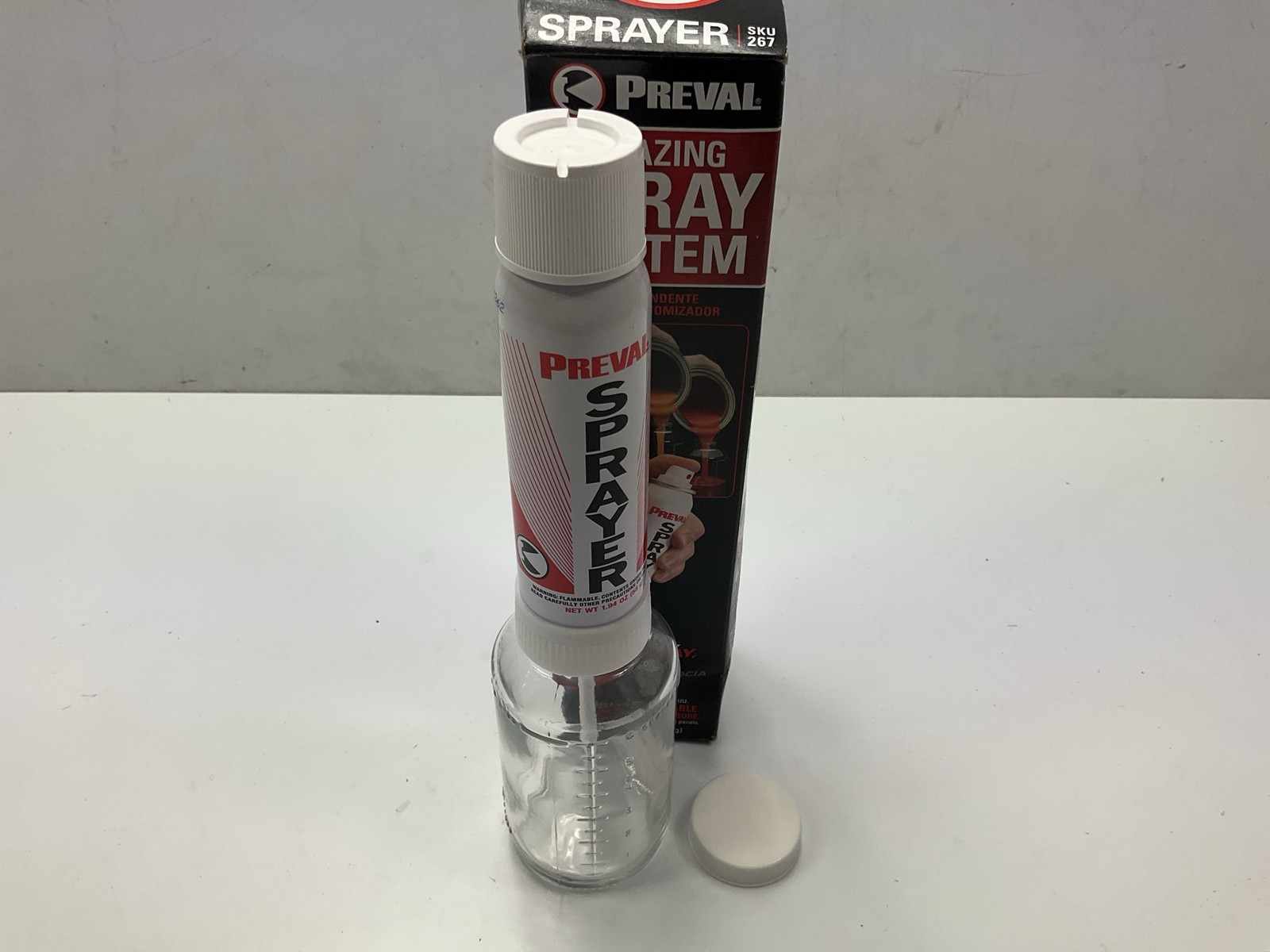 Preval 267 70 PSI Airless Professional Paint Sprayer Gun 9 Oz.