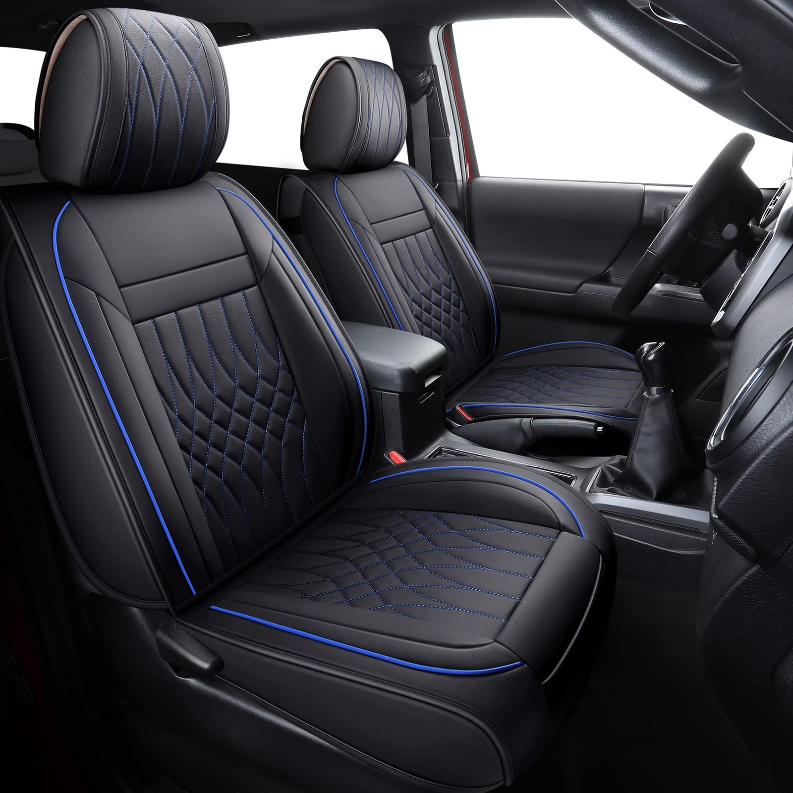 YIERTAI Tacoma Seat Covers Compatible with Toyota Tacoma for 2005-2023 2024 2...